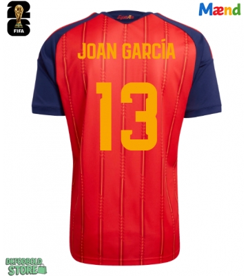 Spanien Joan Garcia #13 Replika Hjemmebanetrøje VM 2026 Kortærmet